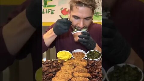 NO ONE COULD EAT THIS $100 BBQ CHALLENGE #foodchallenge #foodshorts #eating #shorts #eatingchallenge
