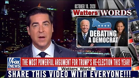 Jesse Watters Gives The Most Powerful Argument for Trump's Re-Election