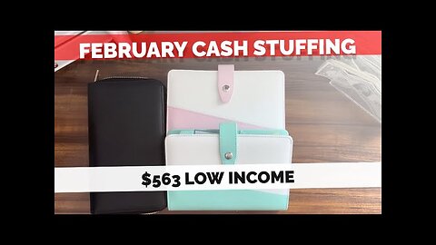 February Cash Stuffing 1|Low Income Budget $563