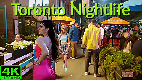 【4K】Toronto Nightlife during TIFF events