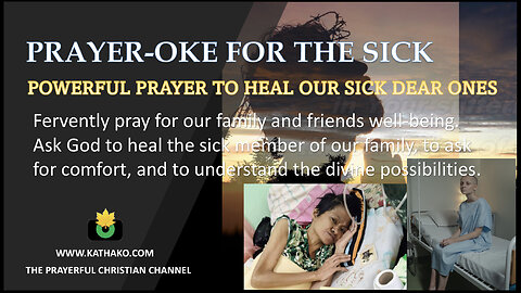 (PRAYER-OKE) Prayer for a sick woman, silent request, healing message, sick be gone!