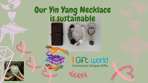 1GifWorld's World of Unique Elegance & Sustainable Fashion, Yin Yang Necklace