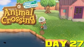 Animal Crossing: New Horizons Day 27 - Nintendo Switch Gameplay 😎Benjamillion