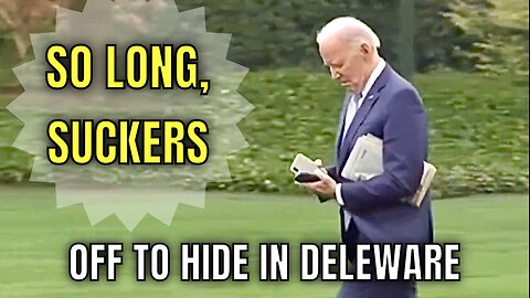 IGNORING QUESTIONS, Joe Biden leaves on Yet ANOTHER Delaware GETAWAY this weekend…