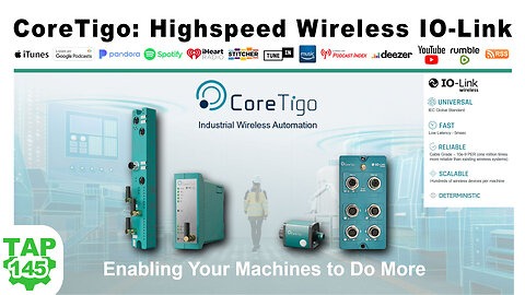 Highspeed Wireless IO-Link Products from CoreTigo