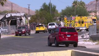 Body discovered after fire at east Las Vegas home
