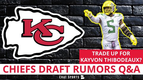Chiefs Draft Rumors On Kayvon Thibodeaux, Breece Hall, Kenneth Walker & Tyquan Thornton