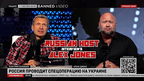 EXCLUSIVE! Alex Jones Appears On Top Russian Talk Show