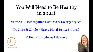 You Will Need to Be Healthy in 2024!