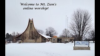 Mt. Zion Lutheran Church (WELS), Ripon, WI 1-28-24
