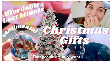 LAST MINUTE CHRISTMAS GIFT IDEAS THAT PEOPLE ACTUALLY WANT - AFFORDABLE, SENTIMENTAL, DIY, AND EASY