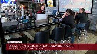 Milwaukee Brewers fans excited for upcoming season after news of return