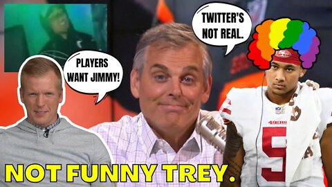 Colin Cowherd DESTROYS Trey Lance Over Video! Chris Simms says 49ers Players READY for JIMMY G!