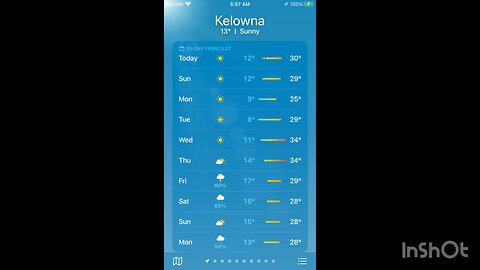 Kelowna Weather June 3 2023
