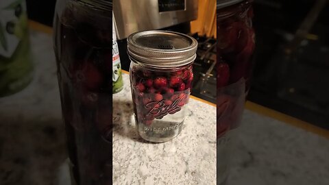 Homemade cranberry juice really