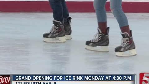 Smashville Ice Skating Rink Opens To The Public