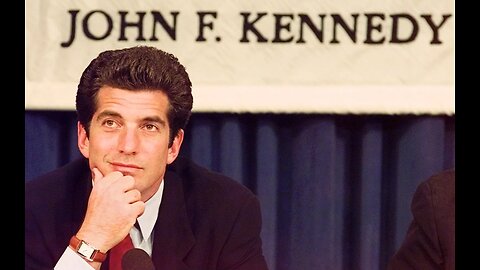 JFK Jr the serving president watch a video until the end