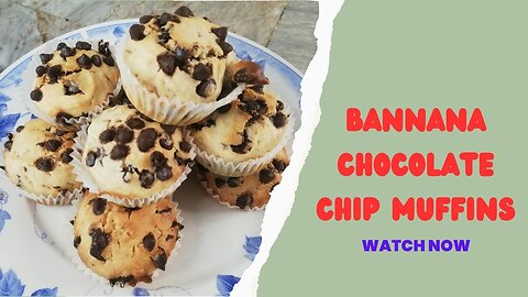 banana chocolate chip muffins