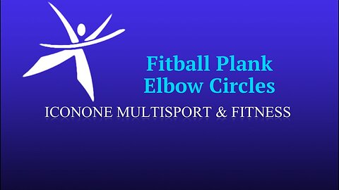 Fitball Plank Elbow Circles