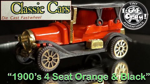 “1900’s 4 Seat Orange & Black”- Model by Classic Cars