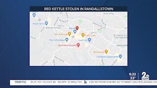 Red kettle stolen in Randallstown