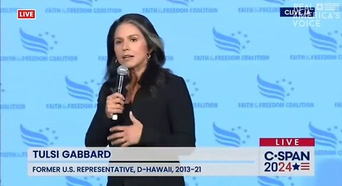 Tulsi Gabbard: Democrat Party Is Trying To Take Away Our God-Given Rights