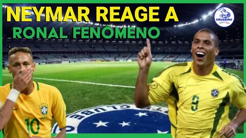 NEYMAR REAGE A RONALDO FENÔMENO NO AUGE E FALA QUAIS OS MELHORES CAMISA 9 ELE JÁ VIU JOGAR.