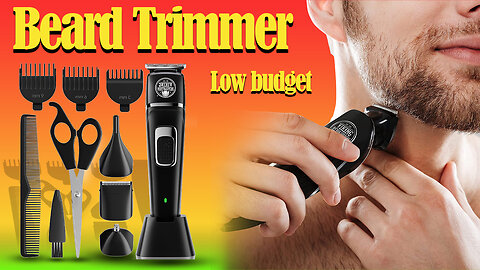 Viking Revolution Beard Trimmer for Men | Mens Electric Razor, Hair Clippers for Beard Grooming