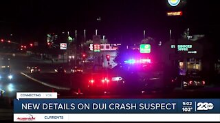 New details on DUI crash suspect