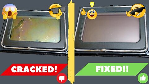 How To Fix A Cracked Oven Door Glass DIY