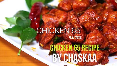 Chicken 65 Recipe _ Hot _ Spicy Chicken 65 _ Restaurant Style Chicken 65 Recipe _ CHASKAA