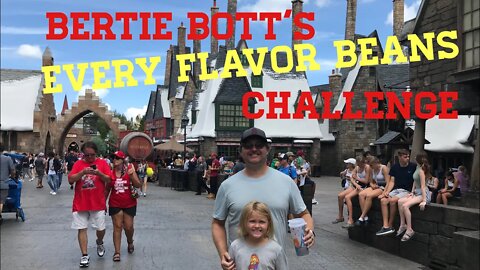Bertie Bott’s Every Flavor Beans Challenge in Hogsmeade at Universal Studios (Islands of Adventure)!