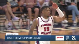 Owls move up rankings