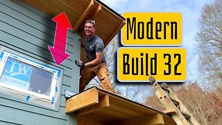 Modern Home Build | 32 | siding and foundation paint and Ray lives!!