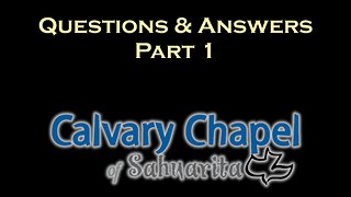 Questions and Answers– Part 1