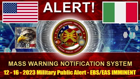 NEW 12/16/2023 Military Public Alert - EBS/EAS IMMINENT