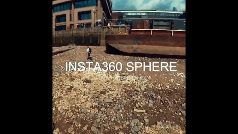 INSTA360 SPHERE - THAMES RIVER BARGE LONDON #insta360sphere #djiair2s