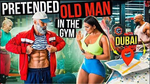 CRAZY OLD MAN pranks GIRLS in a GYM | Aesthetics in public reactions