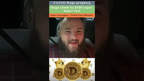 Doge rally to $100 - Robyn Cunningham 11/1/21