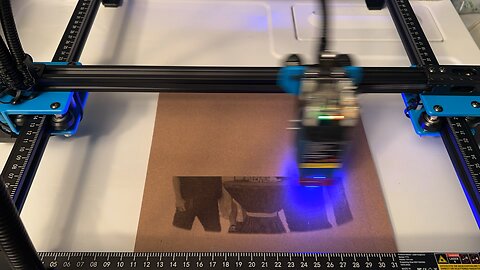 Timelapse Laser engraving