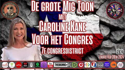 DE STEM VAN TEXAS MET CONGRESSIONAL KANDIDAAT CAROLINE KANE TX-7 |EP223