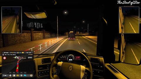 Truck trip at night, with STEFANI DRIVER, UBER