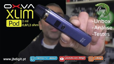 [PT] OXVA XLIM Pod 900mAh 2ml 0,80/1,2ohm - O que se pode pedir mais?