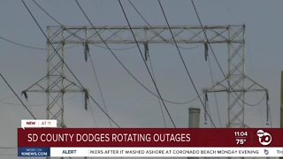 SD County avoids rotating power outages