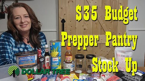$35 Budget Prepper Pantry Stock Up from Dollar Tree ~ Preparedness