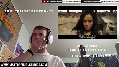 MATT | Reacting to the NEW Hunger Games Film Trailer! (Rachel Zegler is in the Hunger Games!?)