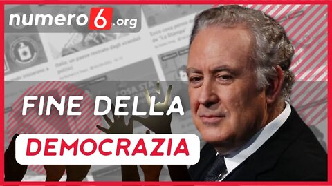 Michele Santoro: fine della democrazia e manipolazione mediatica totale
