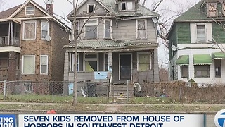 7 children removed from house on Detroit's southwest side