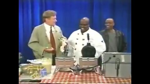 Dave Chappelle on Late Night with Conan O'Brien - Cooking with Carl Redding - 2001