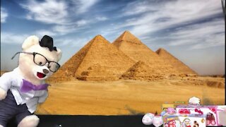 Go on an Adventure to Ancient Egypt with Chumsky Bear | Kinder Egg Opening |Educational Video 4 Kids